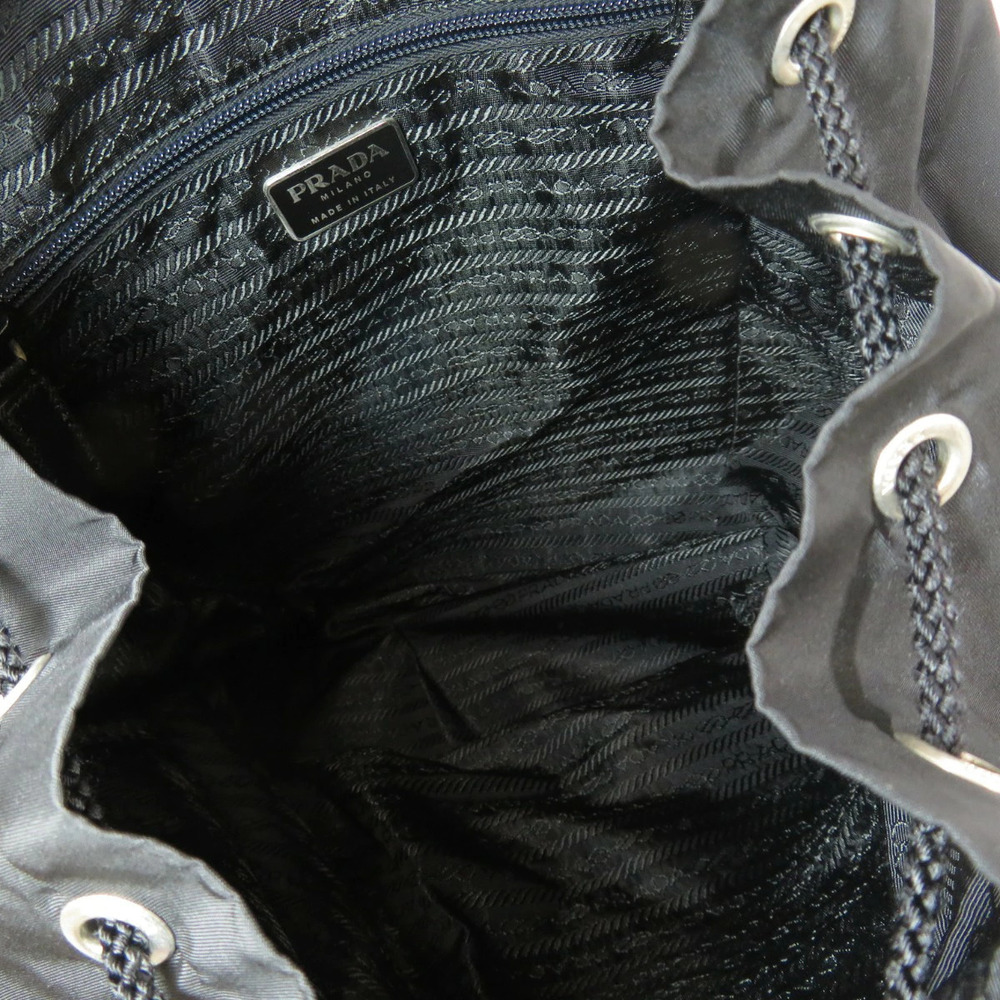 Prada Plate Rucksack Backpack Daypack Logo - Picture 5 of 11